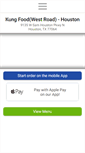 Mobile Screenshot of kungfoodhouston.com